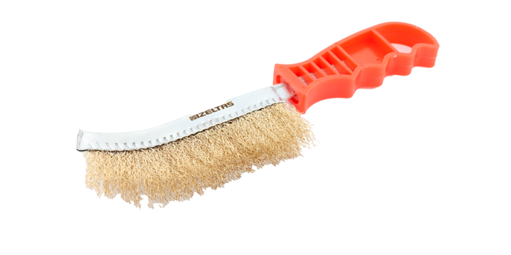 Kıvrık Uçlu Fırça (Plastik Saplı) -  5