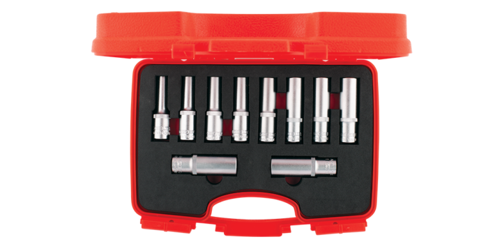 1/2” Altı Köşe Derin Lokma Anahtar Takımı (10 parça mm) -  10
