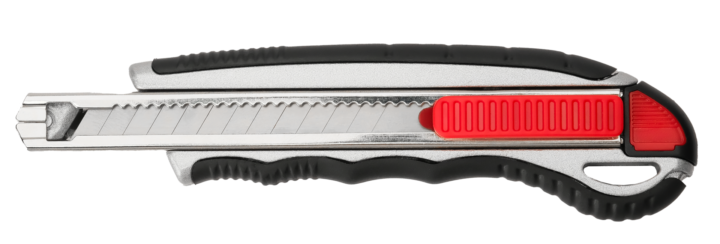 Pro Metal Gövde Otomatik Yüklemeli Maket Bıçağı (5 Yedekli ) 9 mm -  12