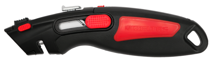 Pro Güvenlikli Otomatik Kilitlemeli Trapez Maket Bıçağı (2 Yedek Bıçaklı) -  12