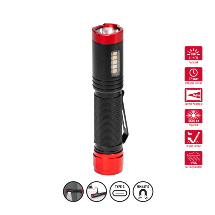 1000 LM Led El Feneri -  1