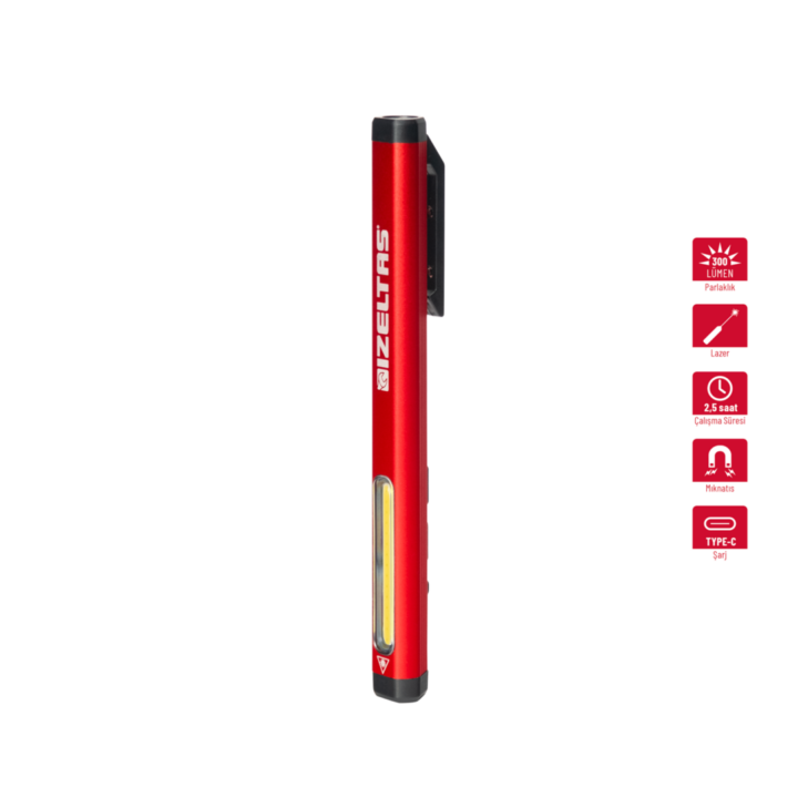 300 LM Cob Led Kalem Tipi Fener -  1