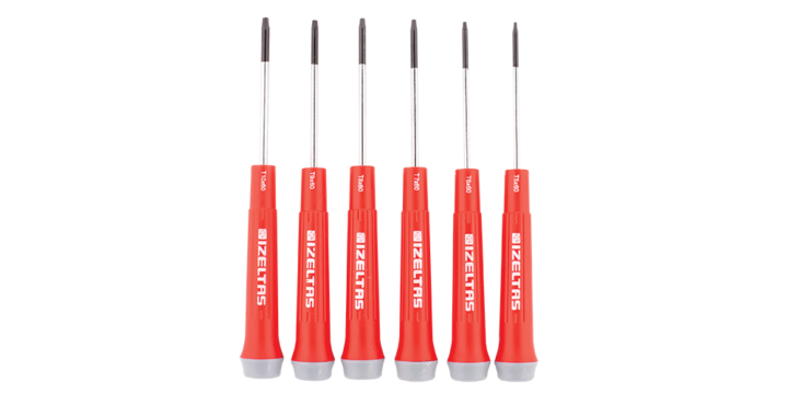 Elektronikçi Tip (Klemens) Torx® Uçlu Tornavida Takımı (6 Parça) -  6