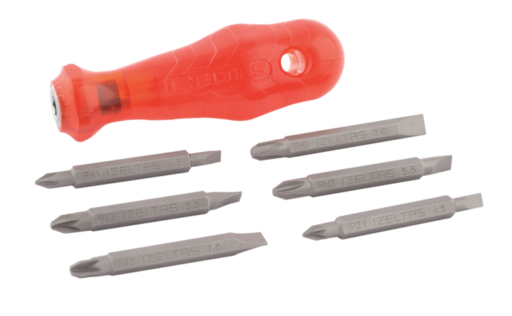 Değişken Bits Uçlu Tornavida Set (7 Parça) -  7