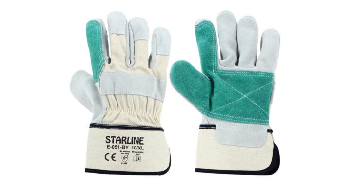 E-051-BY Deri Takviyeli Montaj Eldiveni