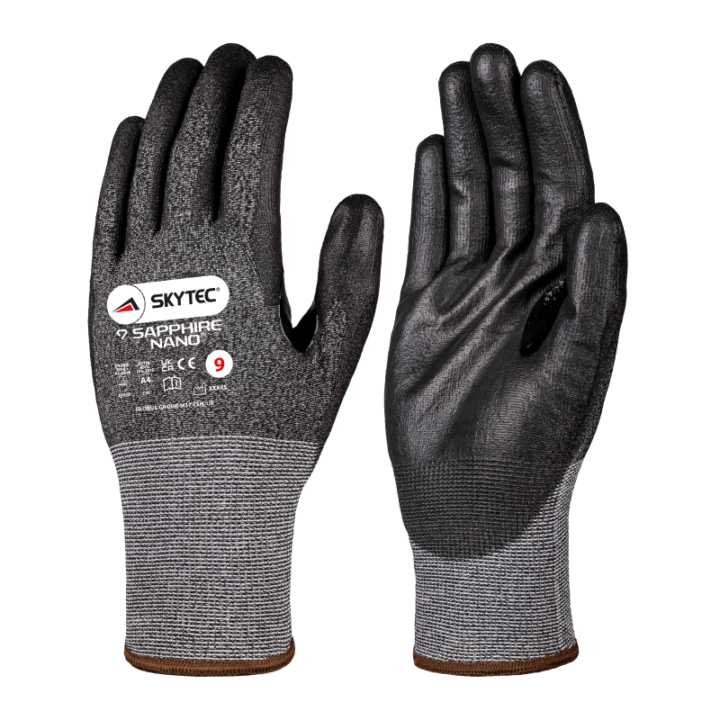 Sapphire Nano Ultra Hafif Köpük Nitril F Seviye Kesilmez Eldiven