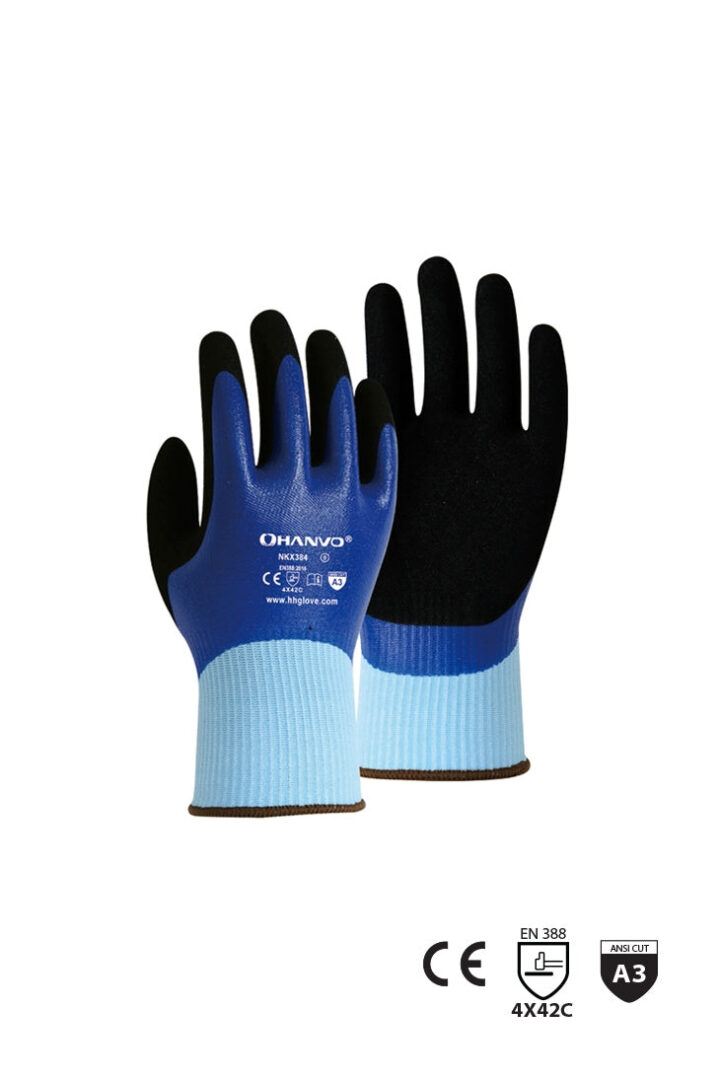 NKX384 Nitril C Seviye Kesilmez Eldiven