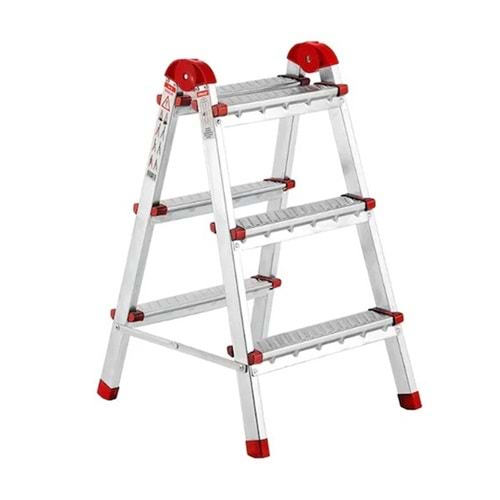 Çift Çıkışlı Profil Merdiven 3x3 Basamak