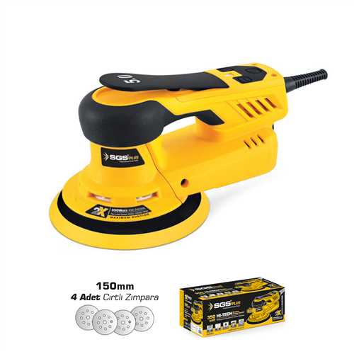 SGS5253 ZIMPARA MAKİNESİ EKSANTRİK 350 WATT (KÖMÜRSÜZ)