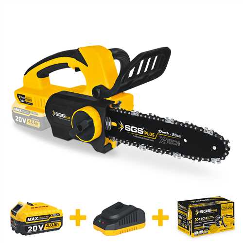 SGS5320 AKÜLÜ AĞAÇ KESME TESTERESİ SETİ 25 CM 20V 4.0 Ah (KÖMÜRSÜZ MOTOR)