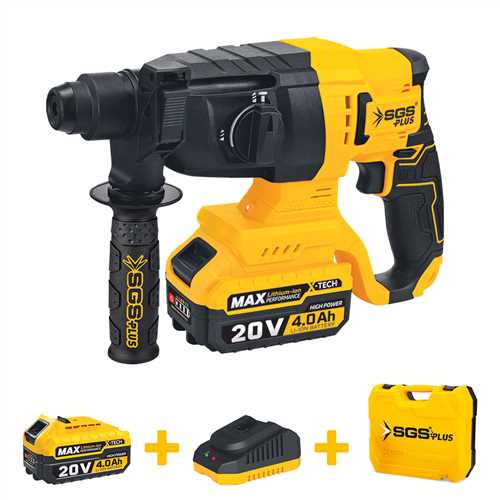 SGS5520 AKÜLÜ ELEKTRO PNÖMATİK DELİCİ SETİ 20 VOLT (4.0Ah) (KÖMÜRSÜZ MOTOR)